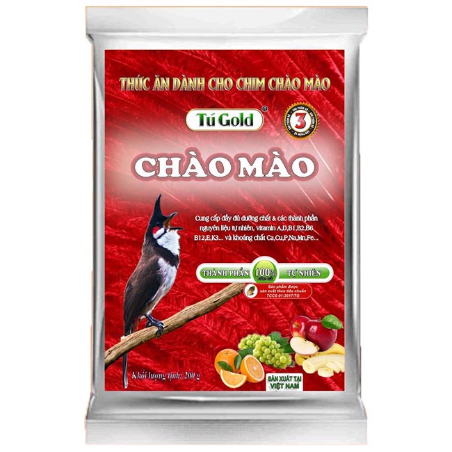 Cám cho chào mào tập hót